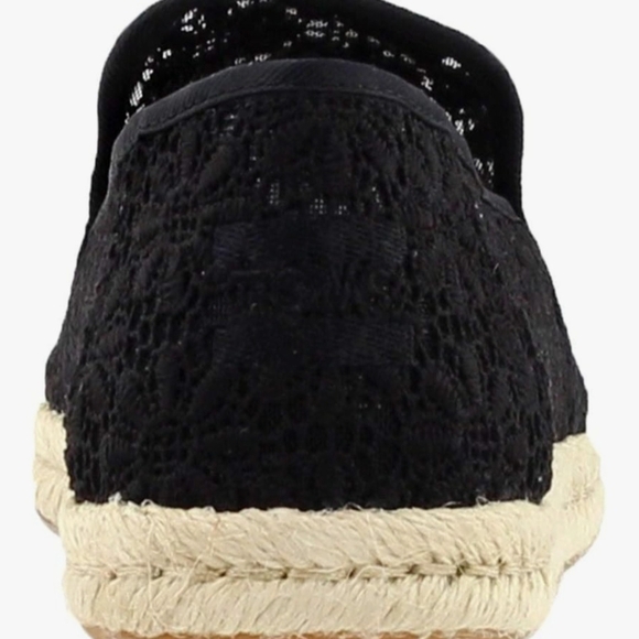 Toms Black Espadrilles Slip-On Shoes - Picture 5 of 7